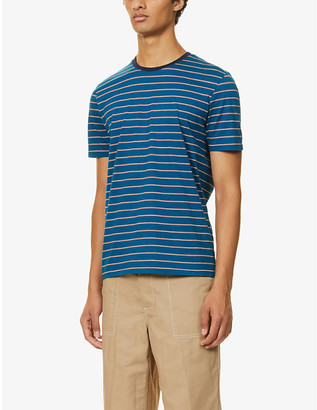 Ted Baker Striped cotton-jersey T-shirt