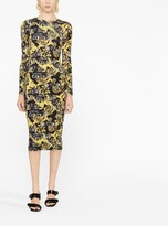 Thumbnail for your product : Versace Jeans Couture Barocco print midi dress