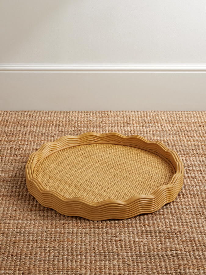 Soho Home Pangbourne Rattan Tray