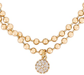 Ettika Ball Necklace with Crystal Ball Accent