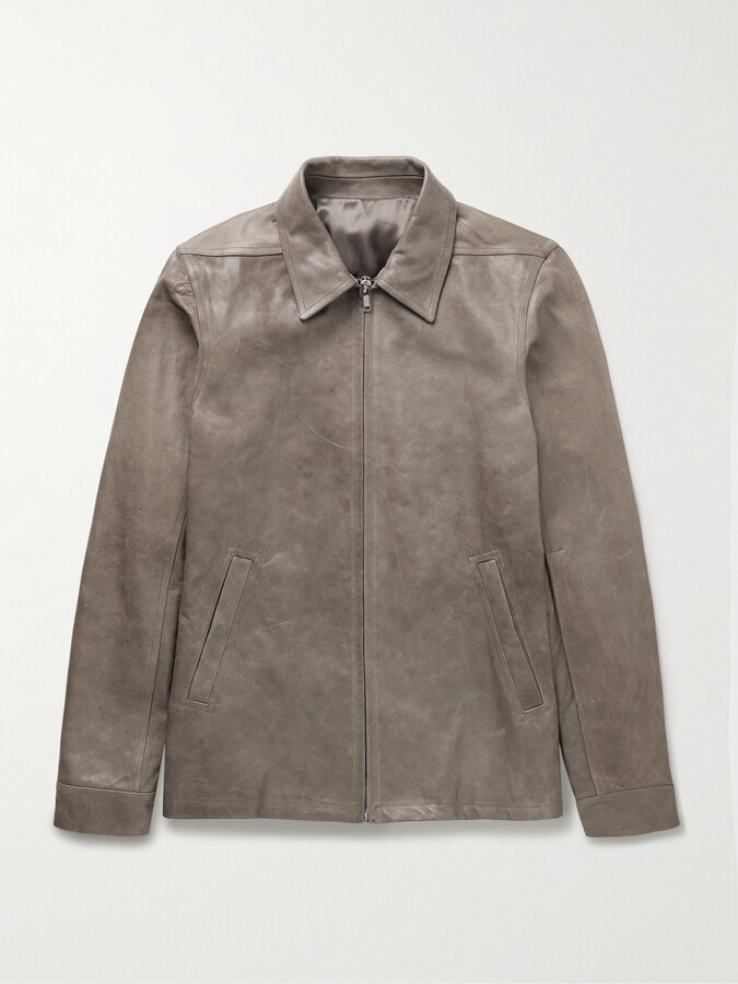 Rick Owens Brad Leather Jacket