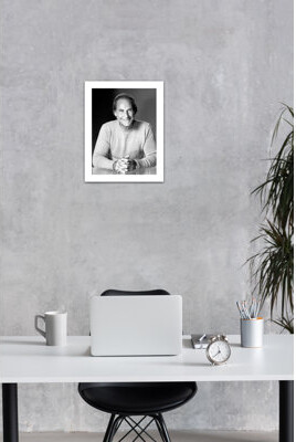 Globe Photos Entertainment & Media Close-up of Smiling Sid Caesar - Unframed Photograph