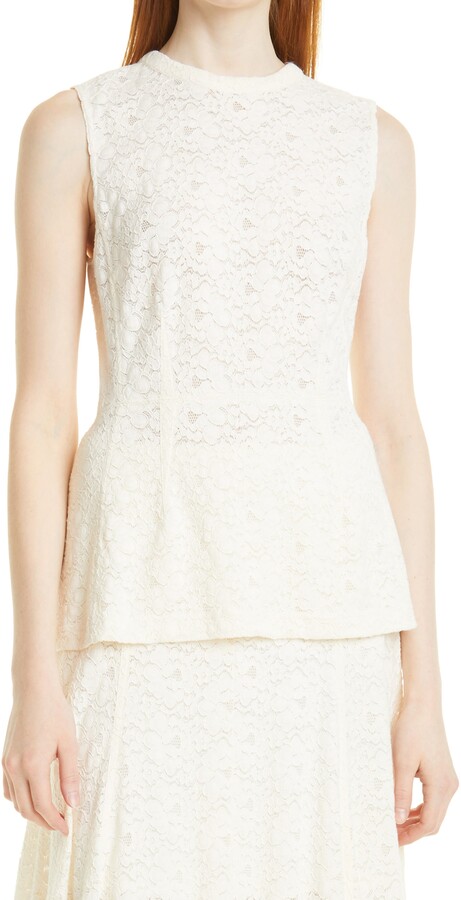 ivory lace tank top