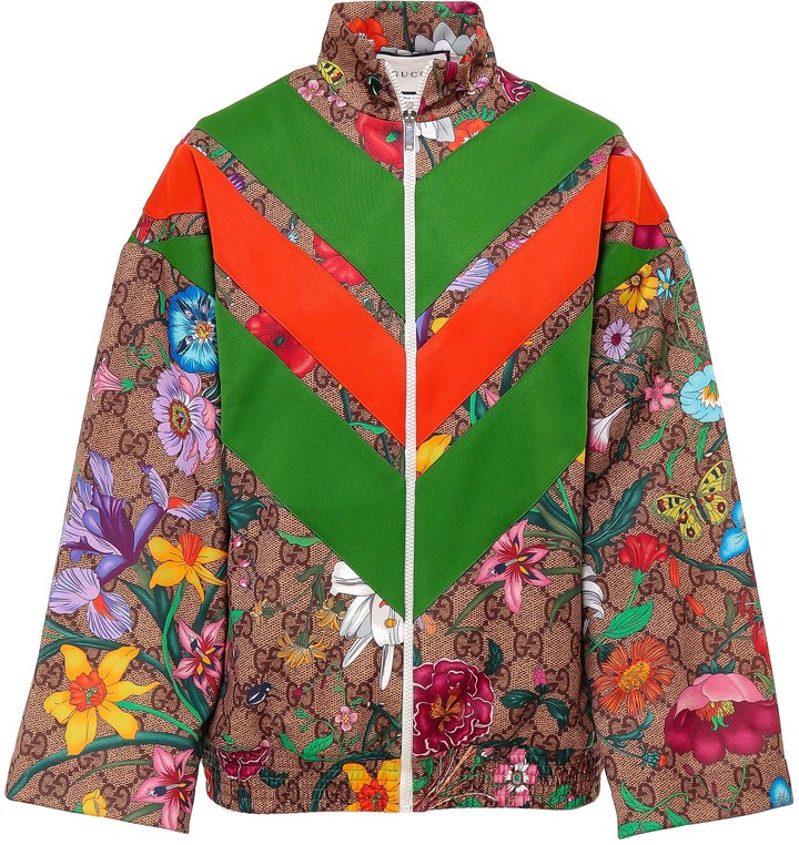 gucci jacket gg print