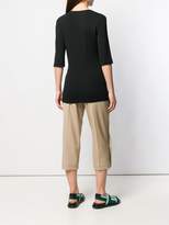 Thumbnail for your product : Jil Sander ruched V-neck top