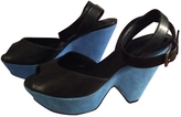 Thumbnail for your product : Sandro Black Leather Sandals
