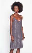 Thumbnail for your product : Equipment Tansie Silk Metallic Dress