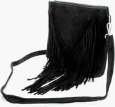 Thumbnail for your product : boohoo Suedette Fringed Crossbody Bag