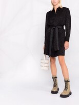Thumbnail for your product : Just Cavalli Jacquard Tied-Waist Dress