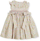 Thumbnail for your product : Luli & Me Ruffle Floral Smocked Dress, Size 6-18 Months