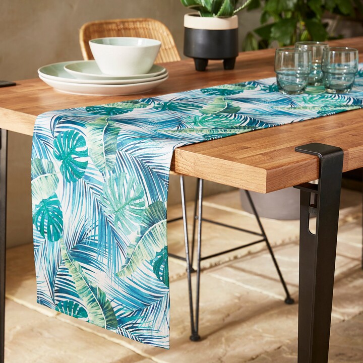 Dunelm Tropical Table Runner Green ShopStyle