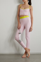 Thumbnail for your product : Ernest Leoty Alizee Cropped Two-tone Stretch Top - Lilac