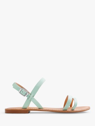 Hush Emdale Double Strap Sandals, Yucca Leather/Suede