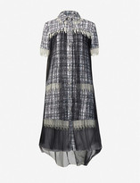 Thumbnail for your product : Huishan Zhang Maddox pearl-embellished woven mini dress