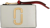 Thumbnail for your product : Marc Jacobs Off-White 'The Snapshot' Top Zip Card Holder