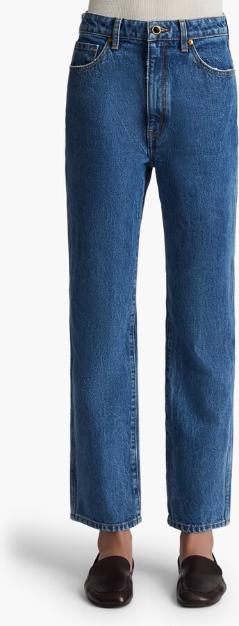 KHAITE Abigail Ankle Straight Leg Jeans