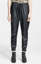 Thumbnail for your product : L'Agence Faux Leather Sweatpants