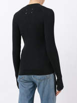 Thumbnail for your product : Maison Margiela fitted knitted sweater