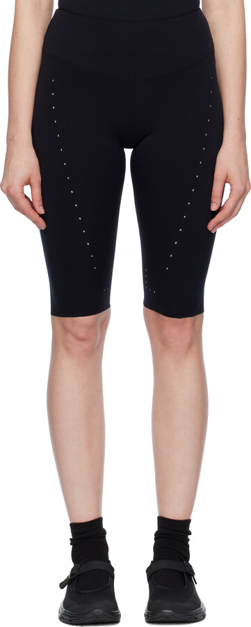 ROA Black Compression Biker Sport Shorts