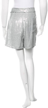 Acne Studios Embellished Silk Shorts w/ Tags