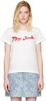 Marc Jacobs - T-shirt scintillant ivoire Logo