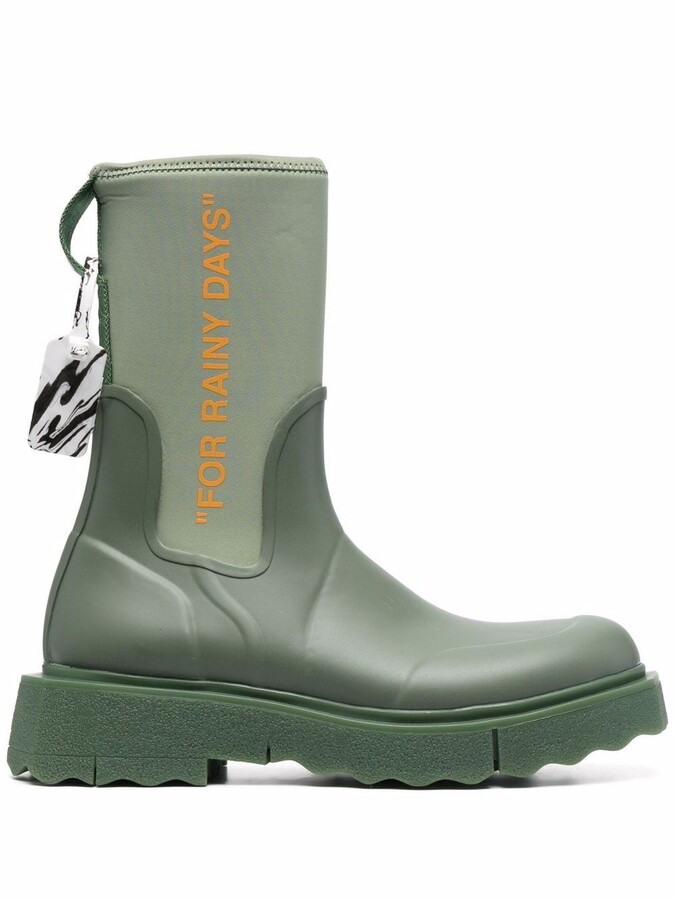 off white sample boots