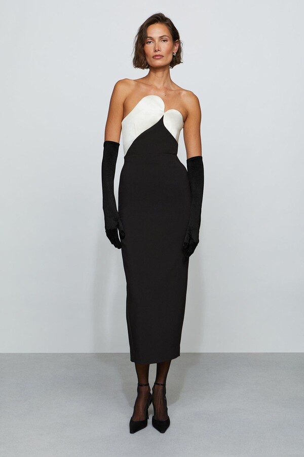 Et Ochs Court Combo Dress