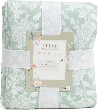 TJMAXX Cotton Floral Jacobean Quilt Set, Cotton/Polyester