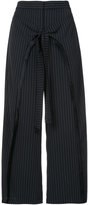 Yigal Azrouel - cropped pinstripe trousers