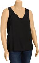 Thumbnail for your product : Old Navy Women's Plus Sleeveless V-Neck Tops