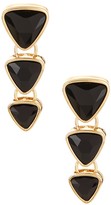 Thumbnail for your product : Boy Meets Girl Triple Triangle Drop Crystal Earrings