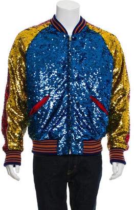 Gucci 2017 Loved Sequin Bomber