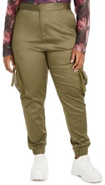 plus size skinny cargo pants