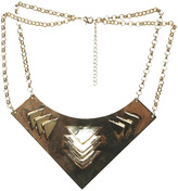 Thumbnail for your product : Arden B Triangle Bib Plate Necklace