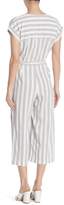 Thumbnail for your product : Calvin Klein Striped Cropped Jumpsuit