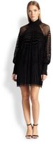 Thumbnail for your product : Jean Paul Gaultier Silk Optical Devore Tunic Dress
