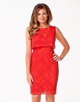 Thumbnail for your product : Jessica Wright Sleeveless Lace Cape Dress