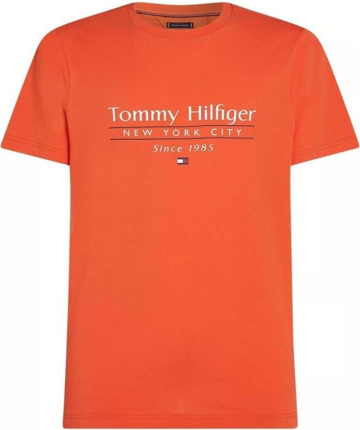 Tommy Hilfiger Logo Printed Crewneck T-Shirt