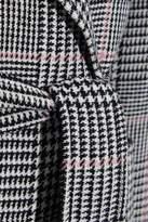 Thumbnail for your product : Iris & Ink Lynnae Double-breasted Prince Of Wales Checked Wool-blend Trench Coat