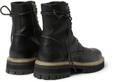 Thumbnail for your product : Ann Demeulemeester Chunky-Sole Leather Boots
