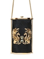 Thumbnail for your product : Roberto Cavalli Dea Embellished Ponyskin Clutch