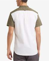 Thumbnail for your product : Kenneth Cole Kenneth Cole Kenneth Cole.Colorblocked Band-Collar Pocket Shirt