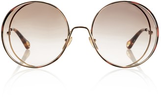 Chloé Hanah oversized round sunglasses