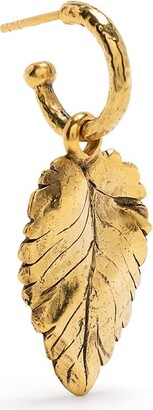 Goossens Talisman leaf single earring