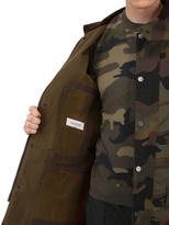 Thumbnail for your product : Valentino Camouflage Waxed Cotton Coat