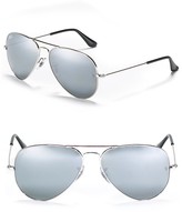 Thumbnail for your product : Ray-Ban Classic Mirror Aviator Sunglasses, 58mm