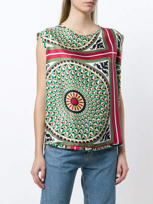Barena geometric print blouse