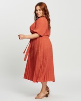 Thumbnail for your product : Atmos & Here Atmos&Here Curvy - Women's Red Midi Dresses - Jodie Midi Dress - Size 26 at The Iconic