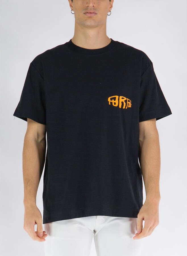 Purple Brand Logo Printed Crewneck T-Shirt