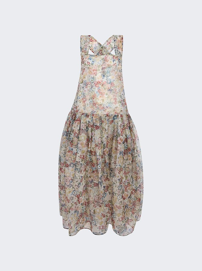 KHAITE Amello Dress Cream Multi